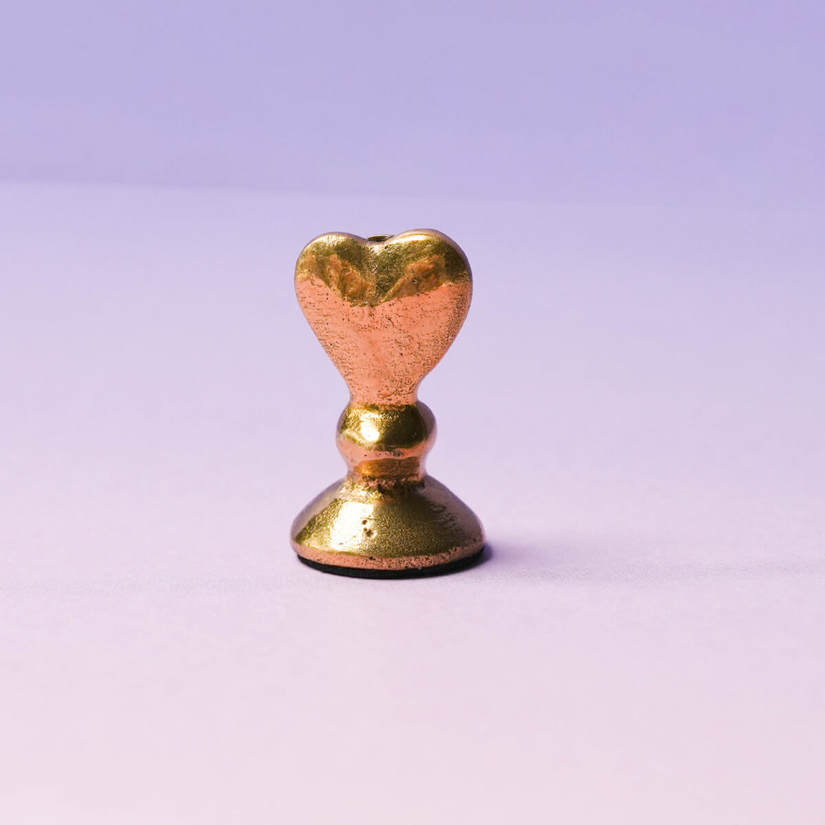 真鍮ハートカードスタンド
