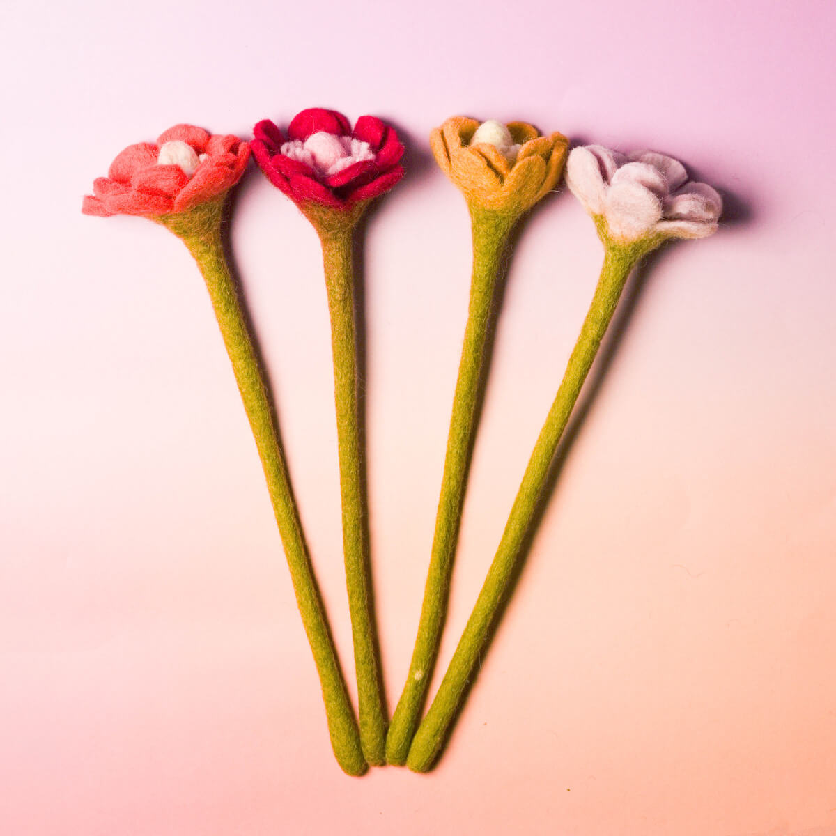 フェルトフラワー(ポピー)