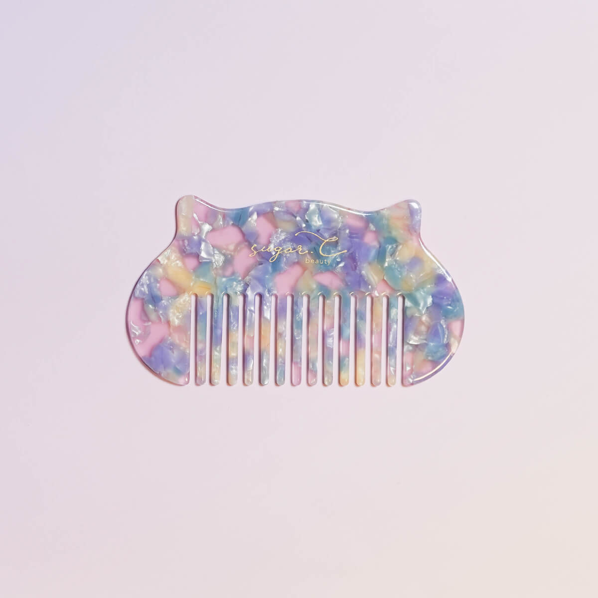 ネコの前髪シースルーコーム