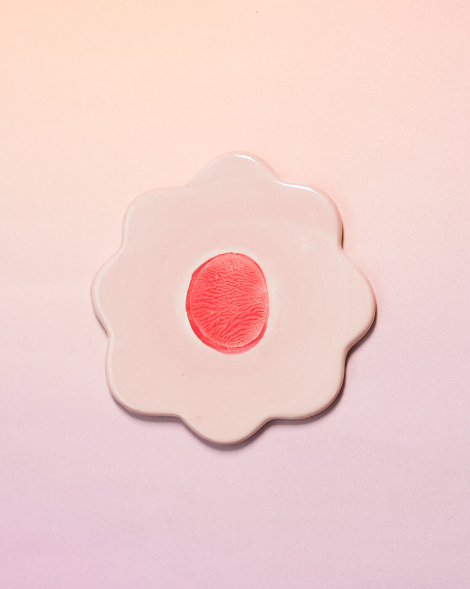 Stoneware Floral Coasters