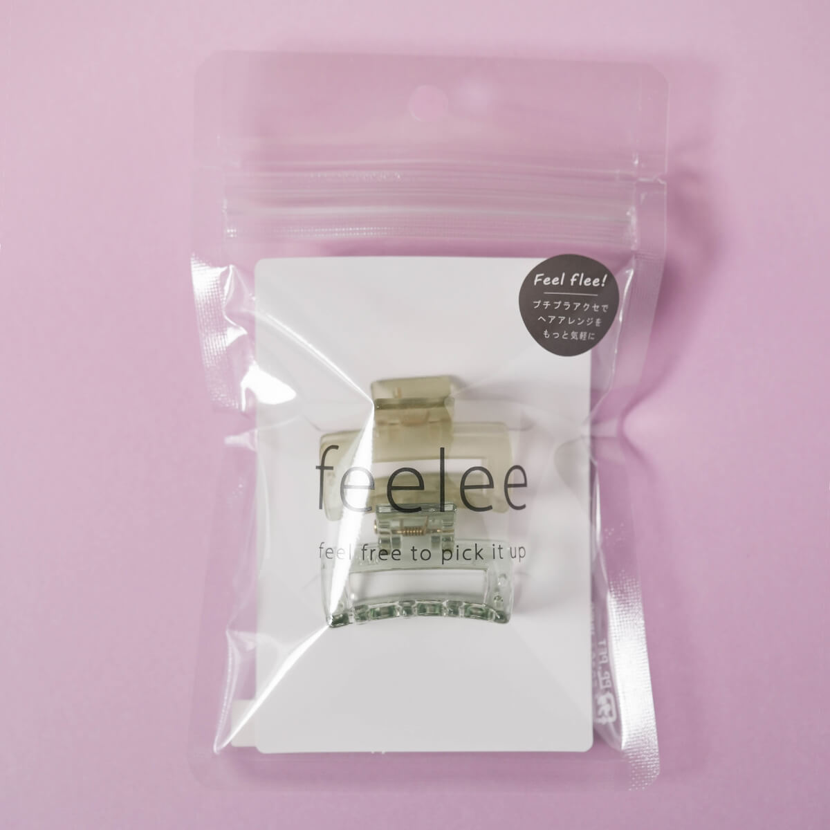 feelee ミニヘアクリップ2個セット