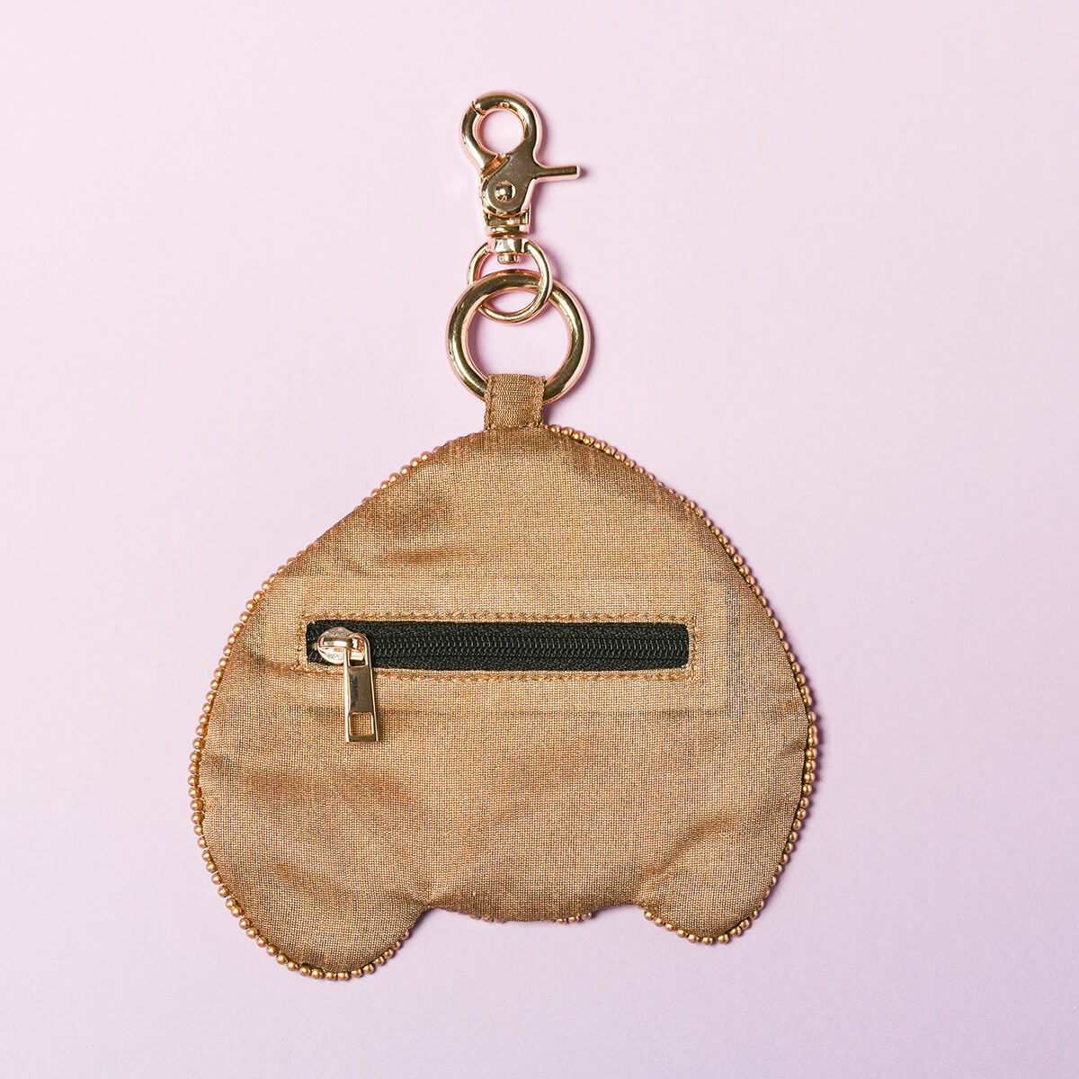 ドッグ刺繍 キーポーチ バッグチャーム