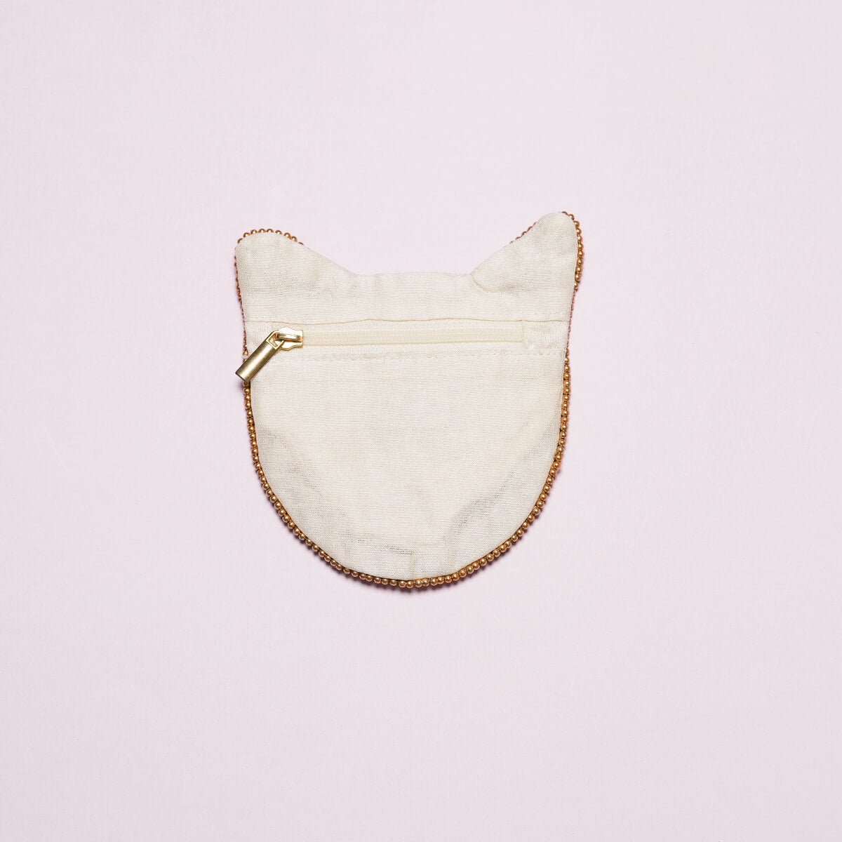 キャット刺繍ポーチ