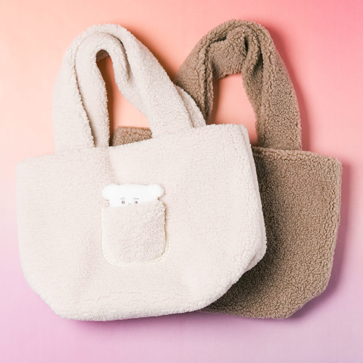 ましゅとまろ/マチ付きバッグ