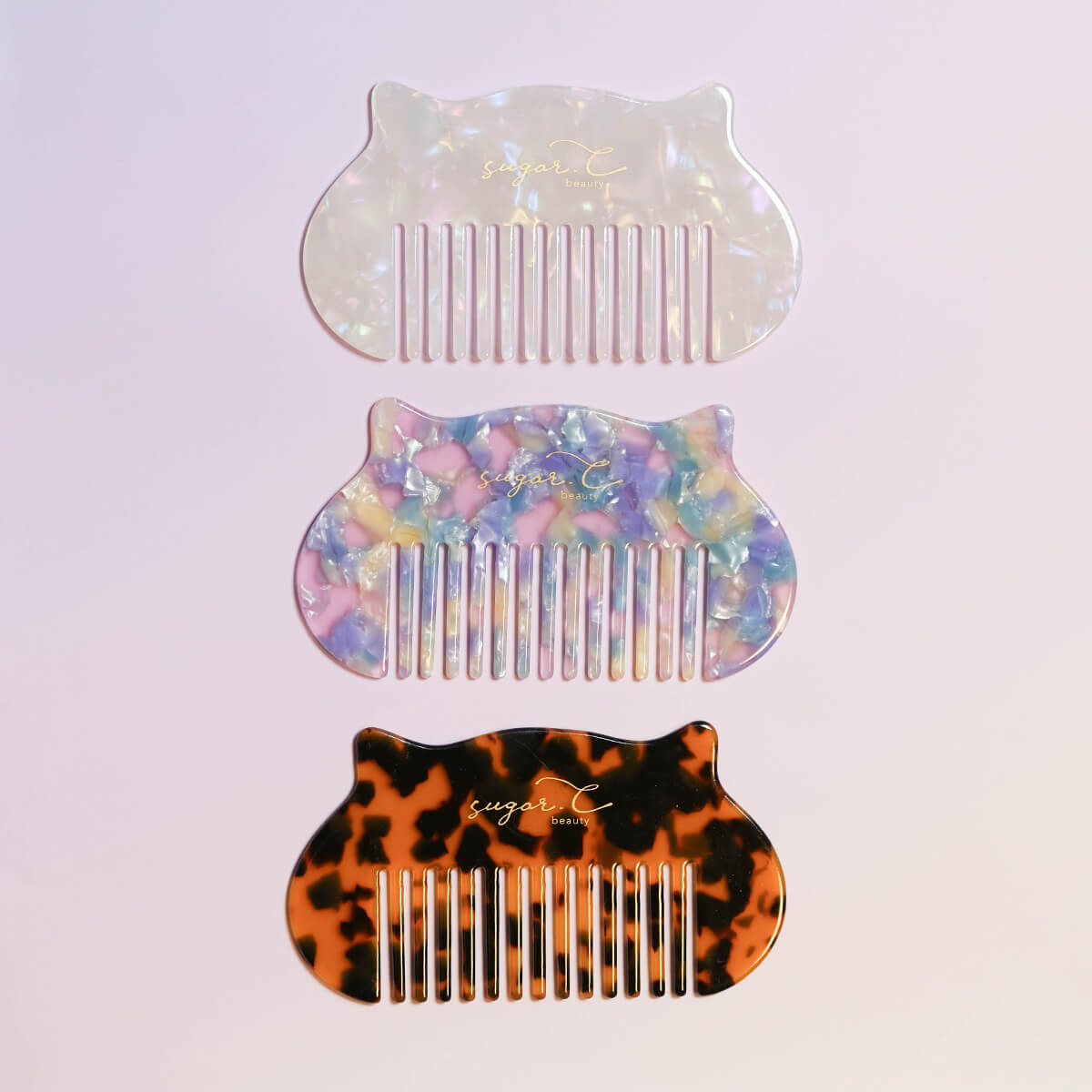 ネコの前髪シースルーコーム