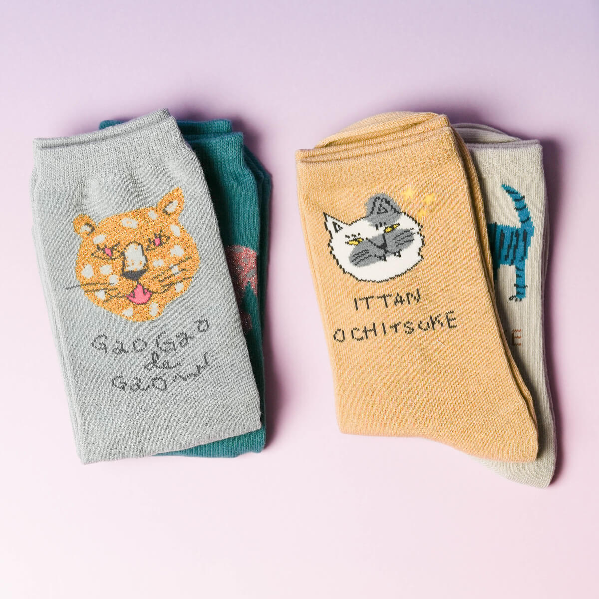 くせ強／2Pソックス【動物】 – Hello world style.