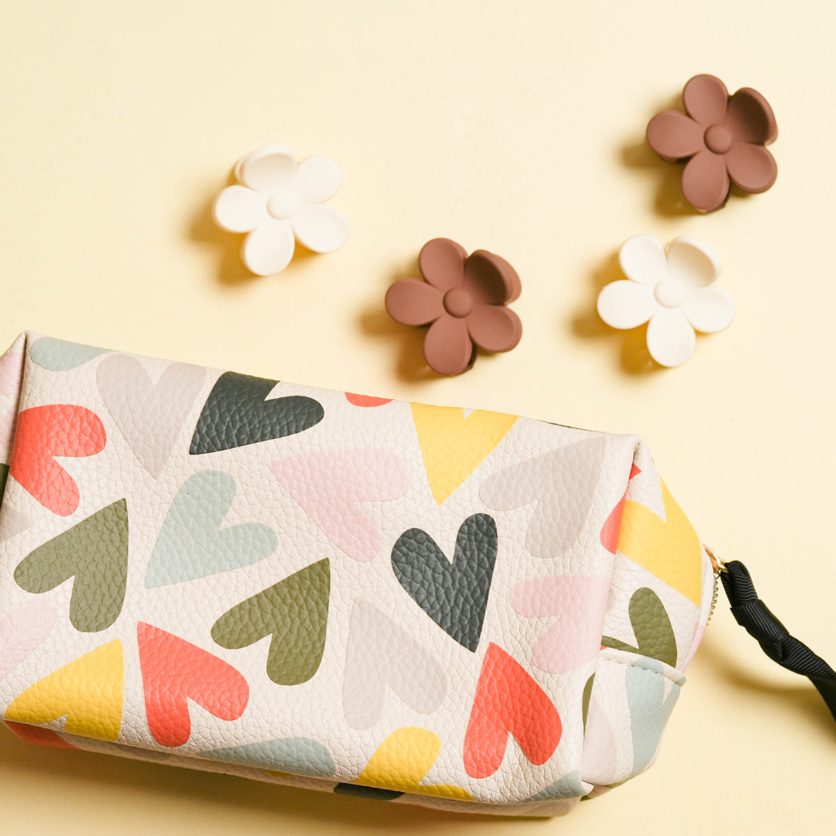 flower mini hair clip