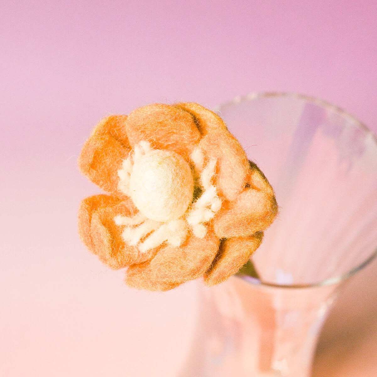 フェルトフラワー(ポピー)