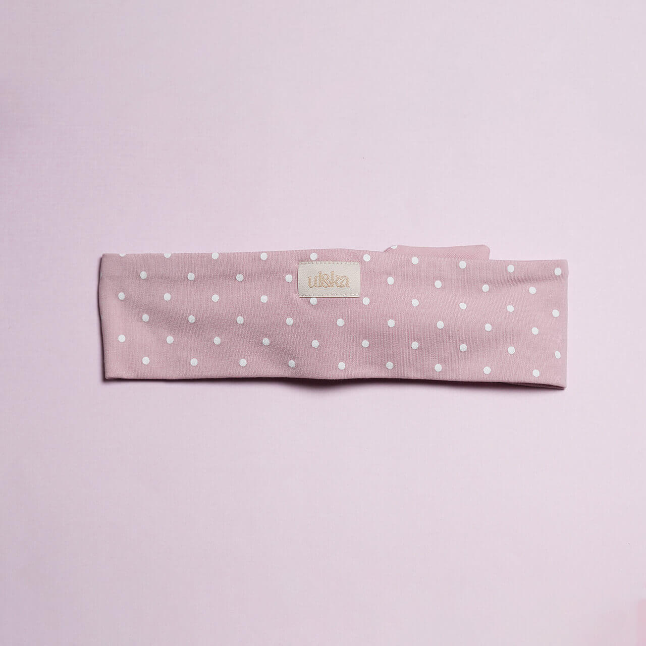 【ベビー&キッズ】UL&Ka ヘアバンド(ピンクとドット)