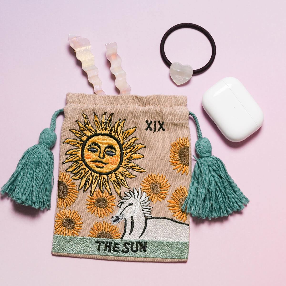 タロット刺繍巾着 サン