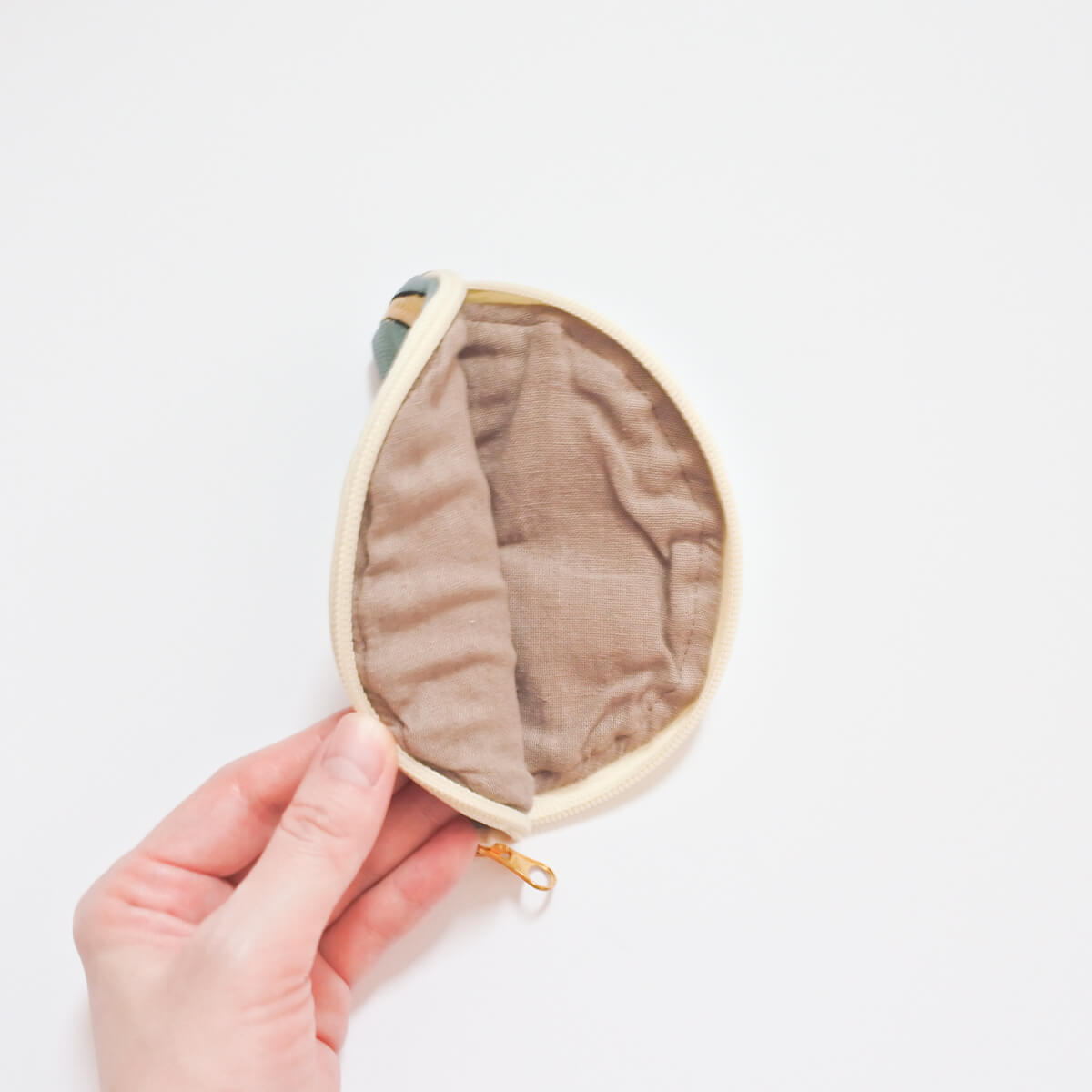 moon embroidery pouch