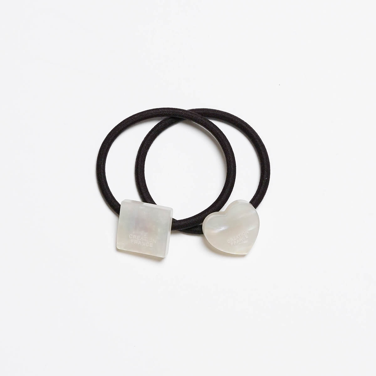 Hair Elastic Heart & Square