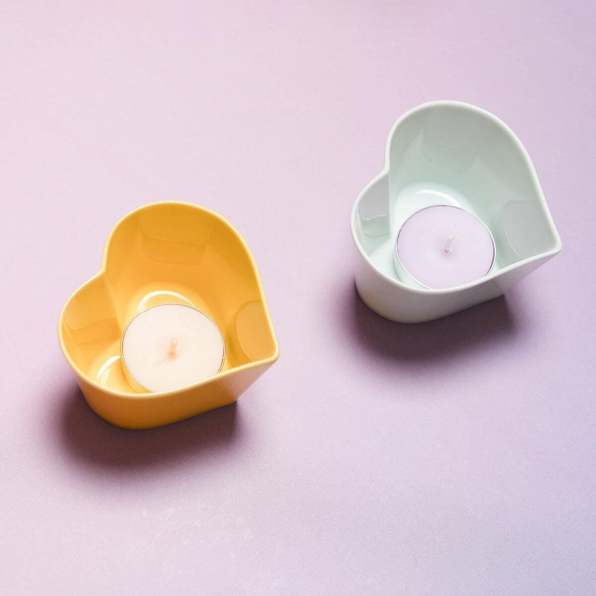 heart white porcelain