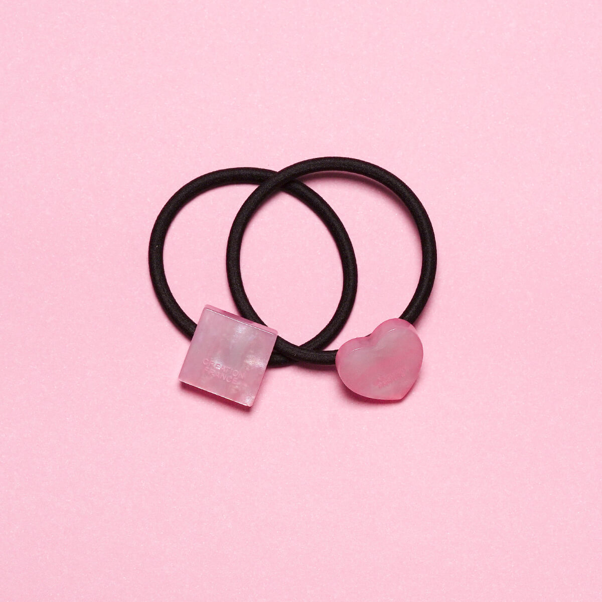 Hair Elastic Heart & Square