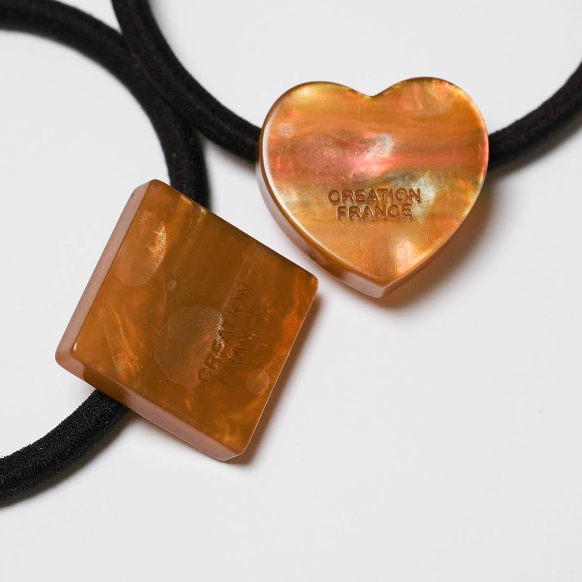 Hair Elastic Heart & Square