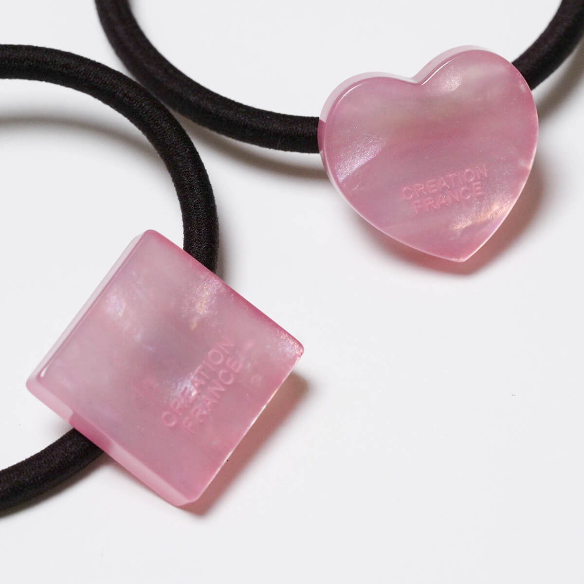 Hair Elastic Heart & Square