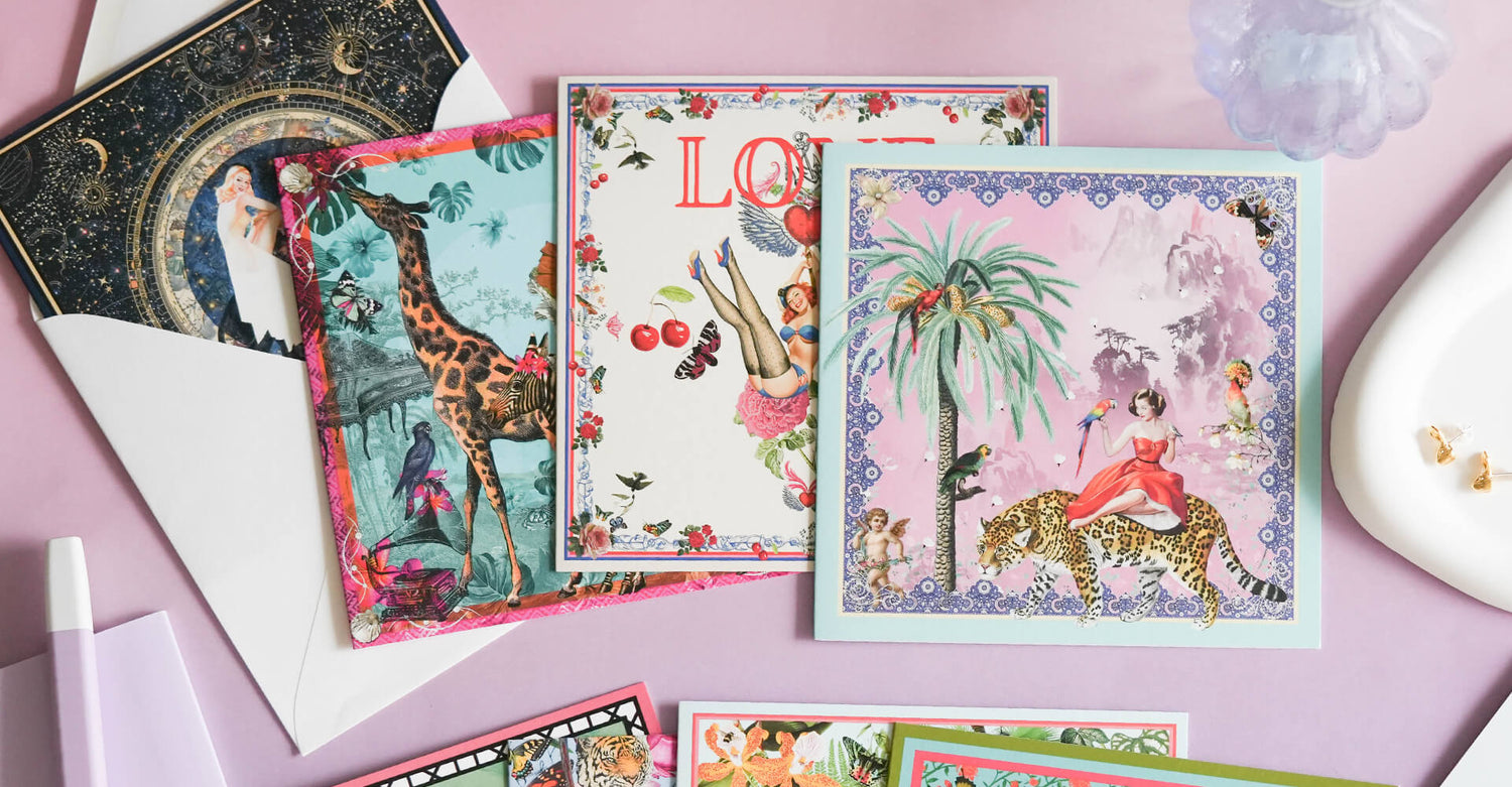 あなたの気持ちをカードで送ろう。印象的なデザインが素敵なメッセージカード。