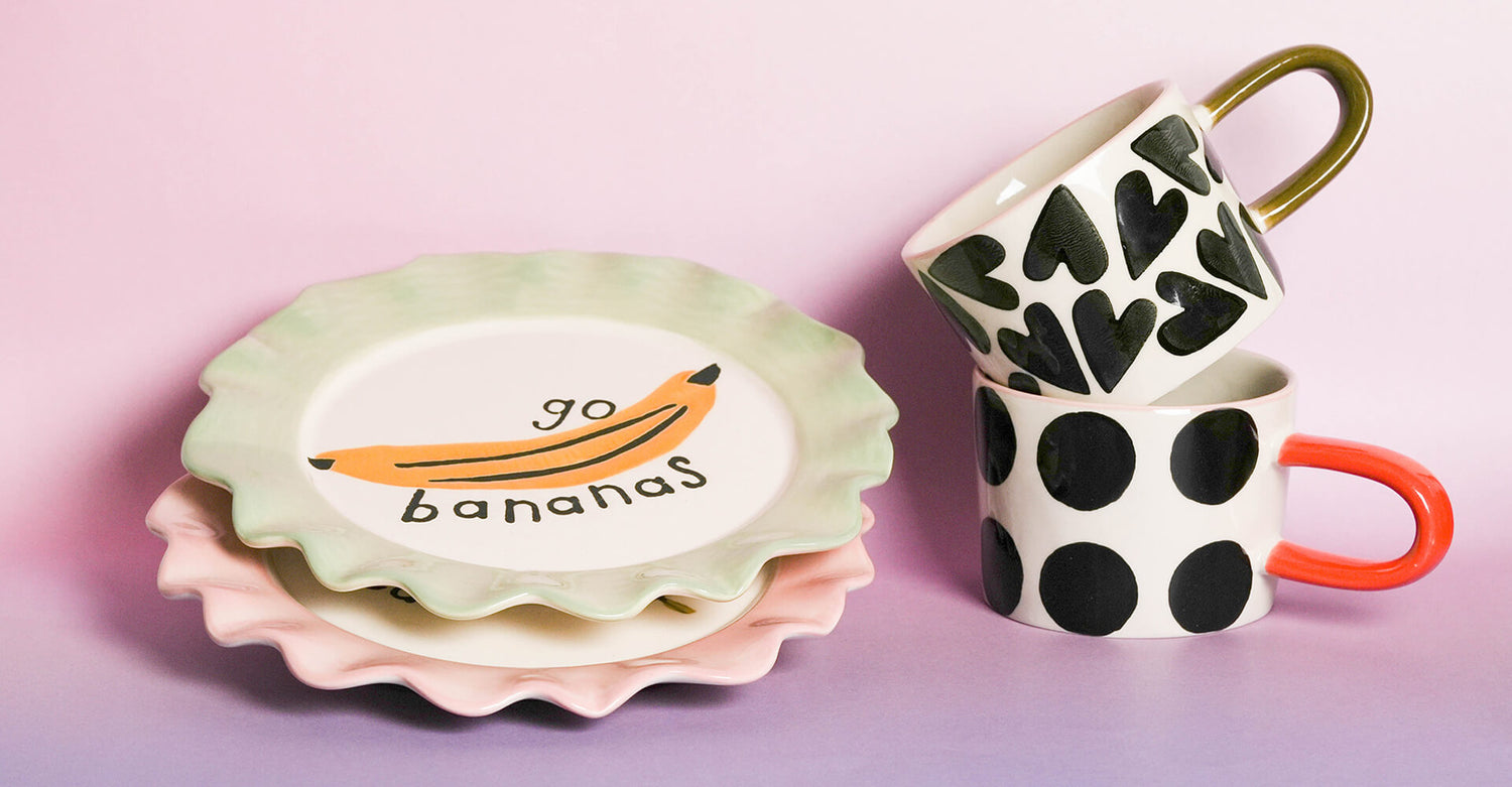 可愛いだけじゃ物足りない、私にワクワクをくれる食器「Ceramic plate」&「Mug」