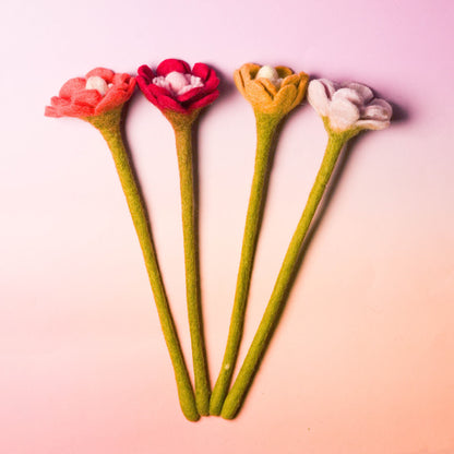 フェルトフラワー（ポピー）