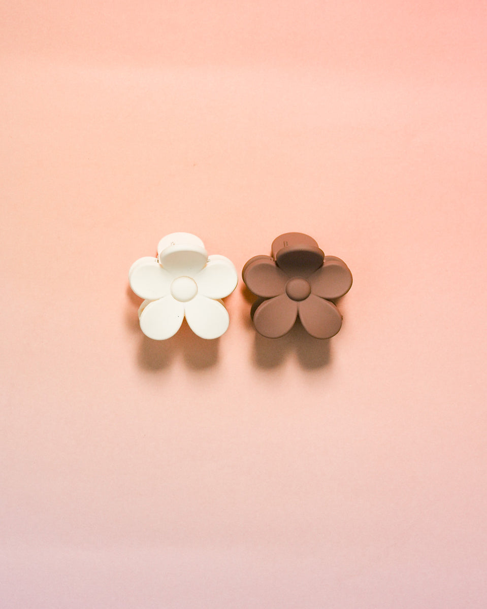 flower mini hair clip