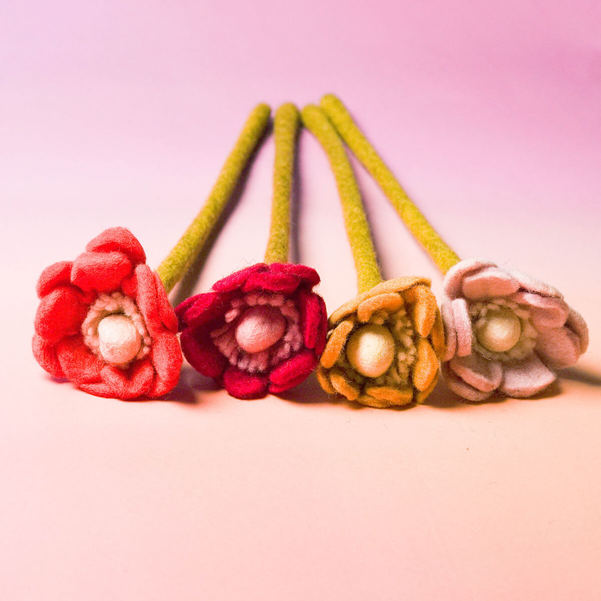 フェルトフラワー（ポピー）