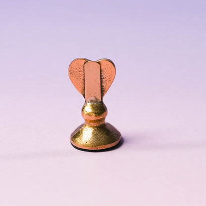 真鍮ハートカードスタンド