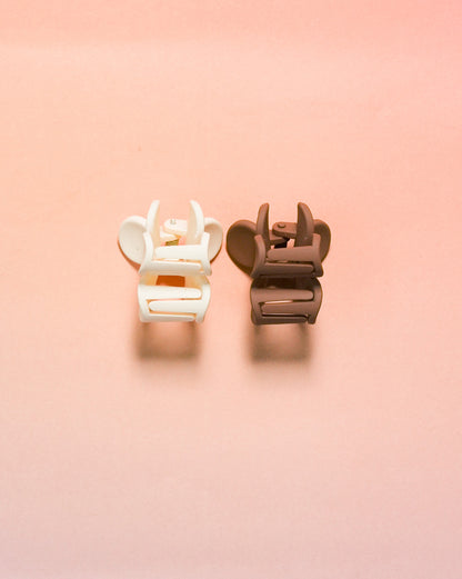 flower mini hair clip