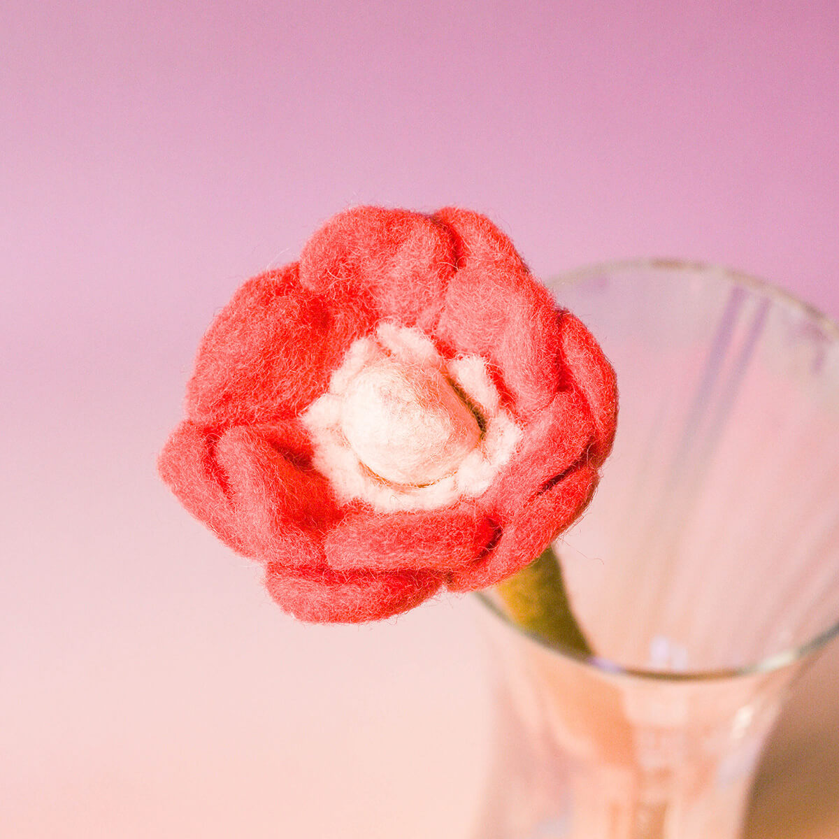 フェルトフラワー（ポピー）