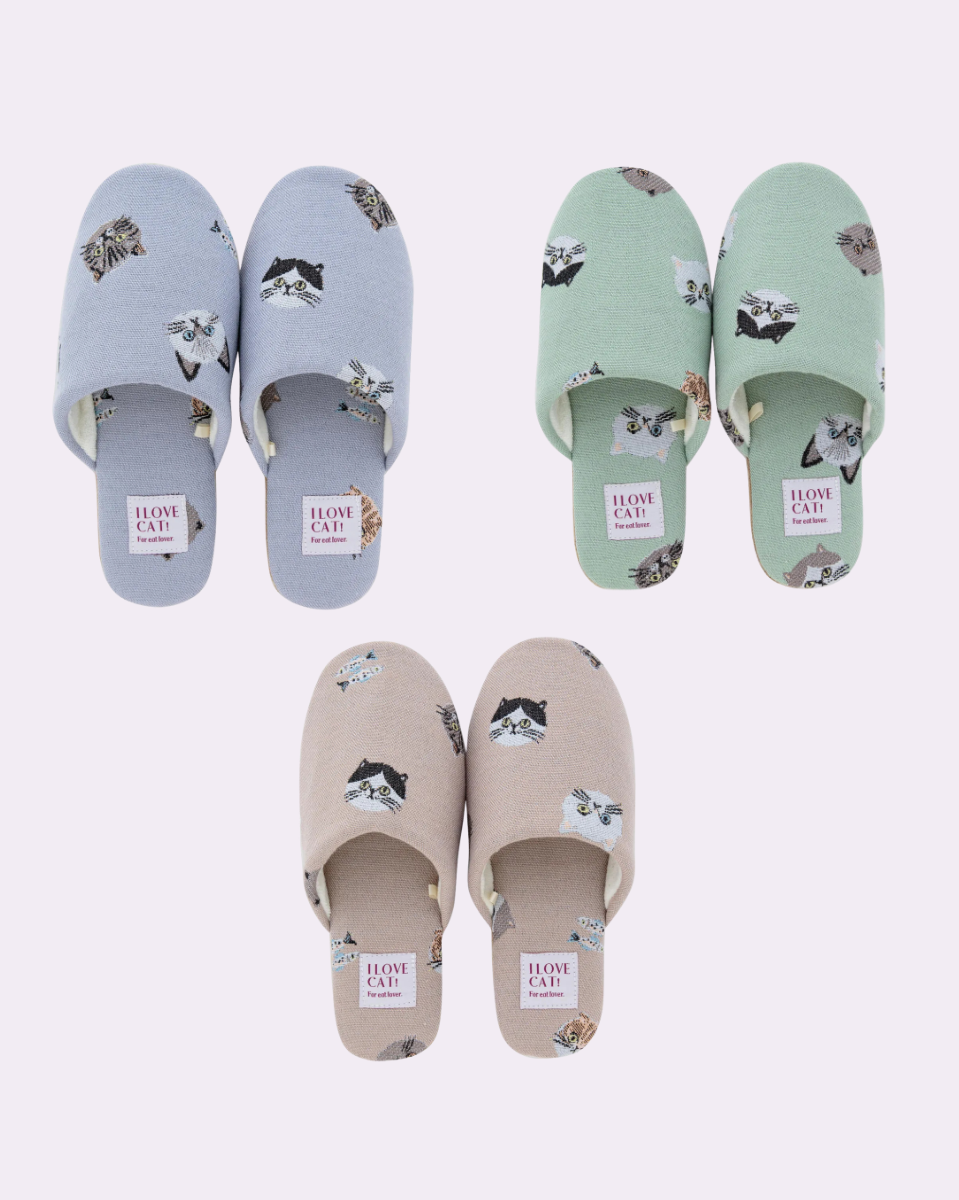 Colorful Flower/Slippers M