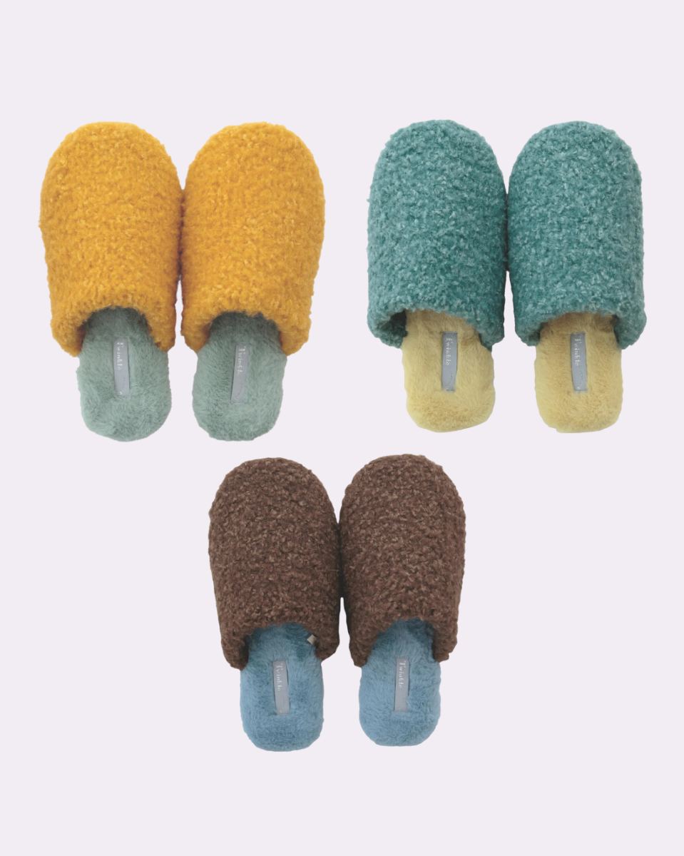 Colorful Flower/Slippers M