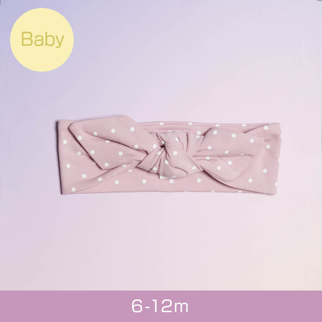 【ベビー&amp;キッズ】UL&amp;Ka ヘアバンド（ピンクとドット）