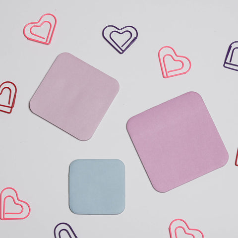 cute sticky notes with rounded corners
