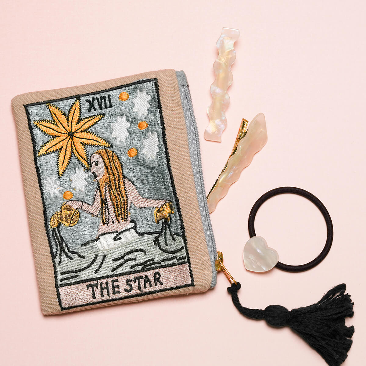 タロット刺繍ポーチ