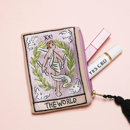 タロット刺繍ポーチ