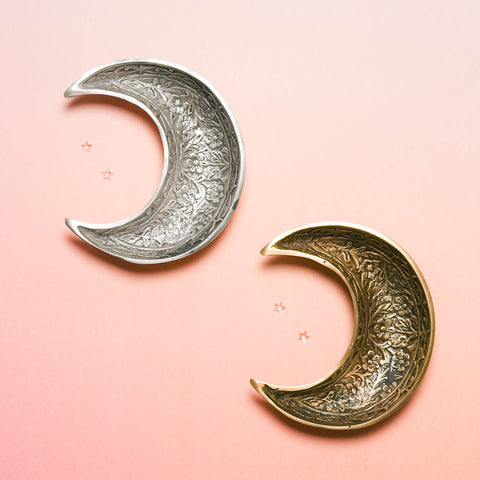 Brass moon plate / accessory case